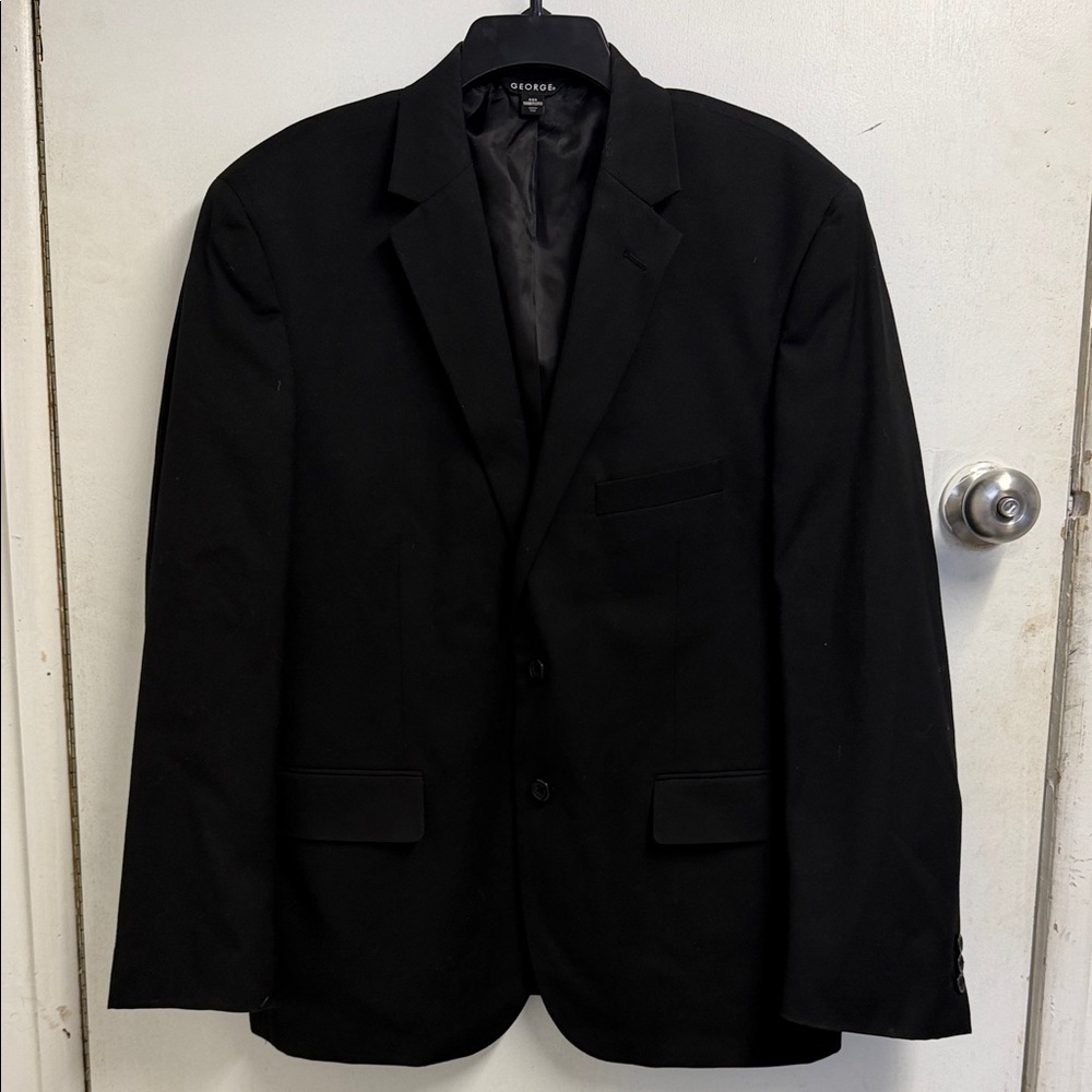 George Men's Classic Black Suit